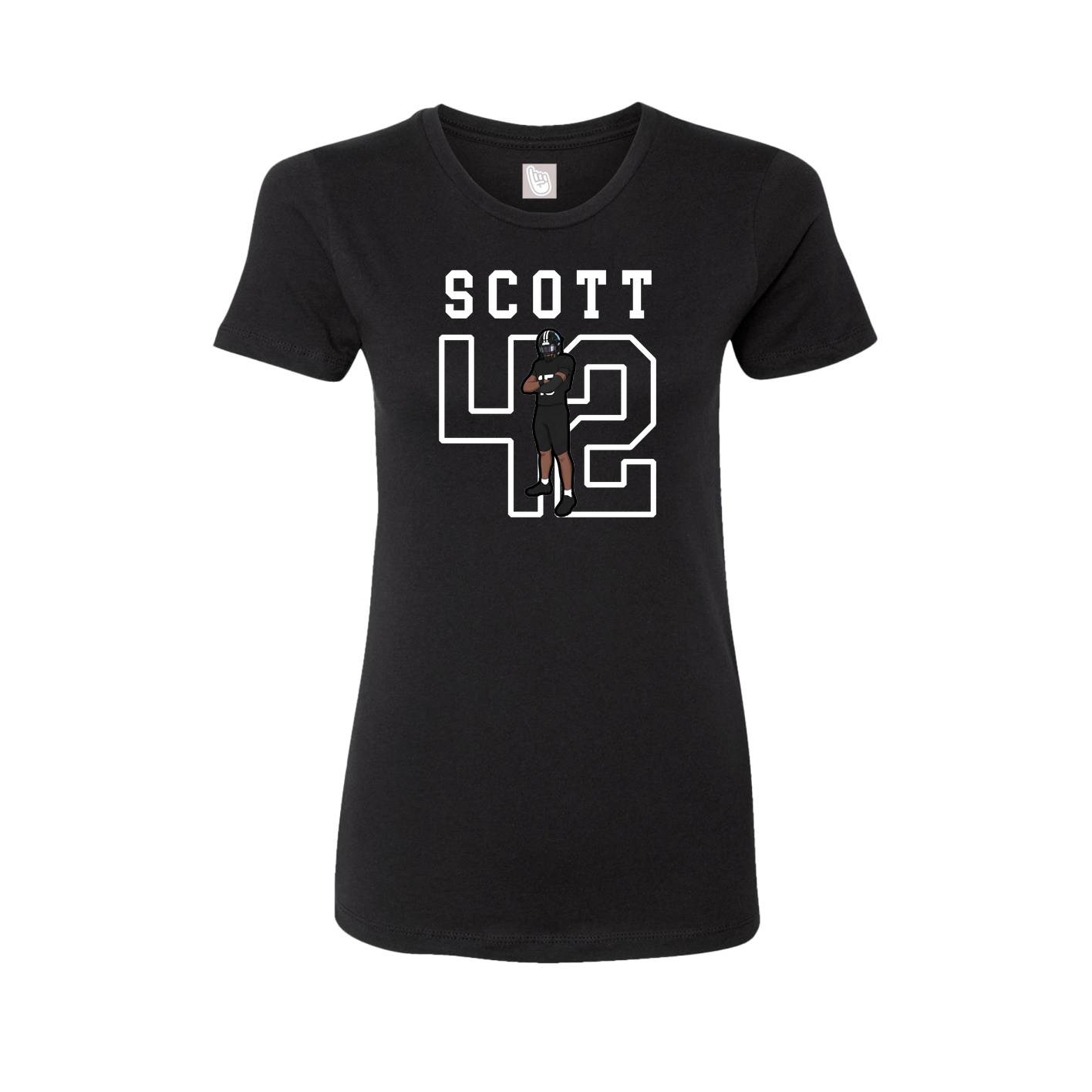 Fitted Women's Tee — Shirsey in Black