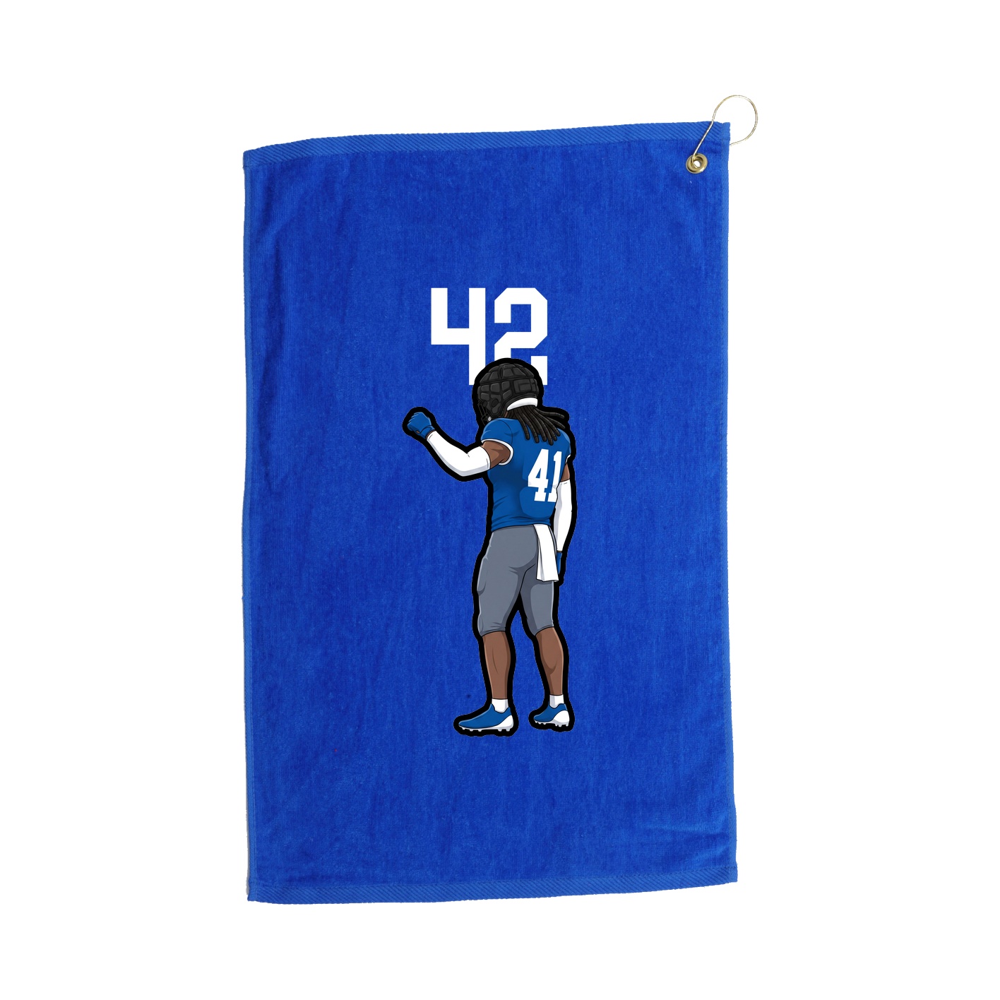 Golf Towel — Number Top in Royal