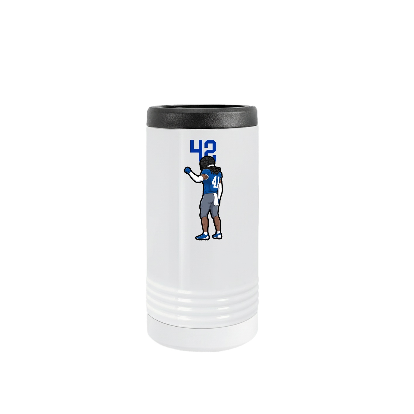 Slim Beverage Holder — Number Top in White