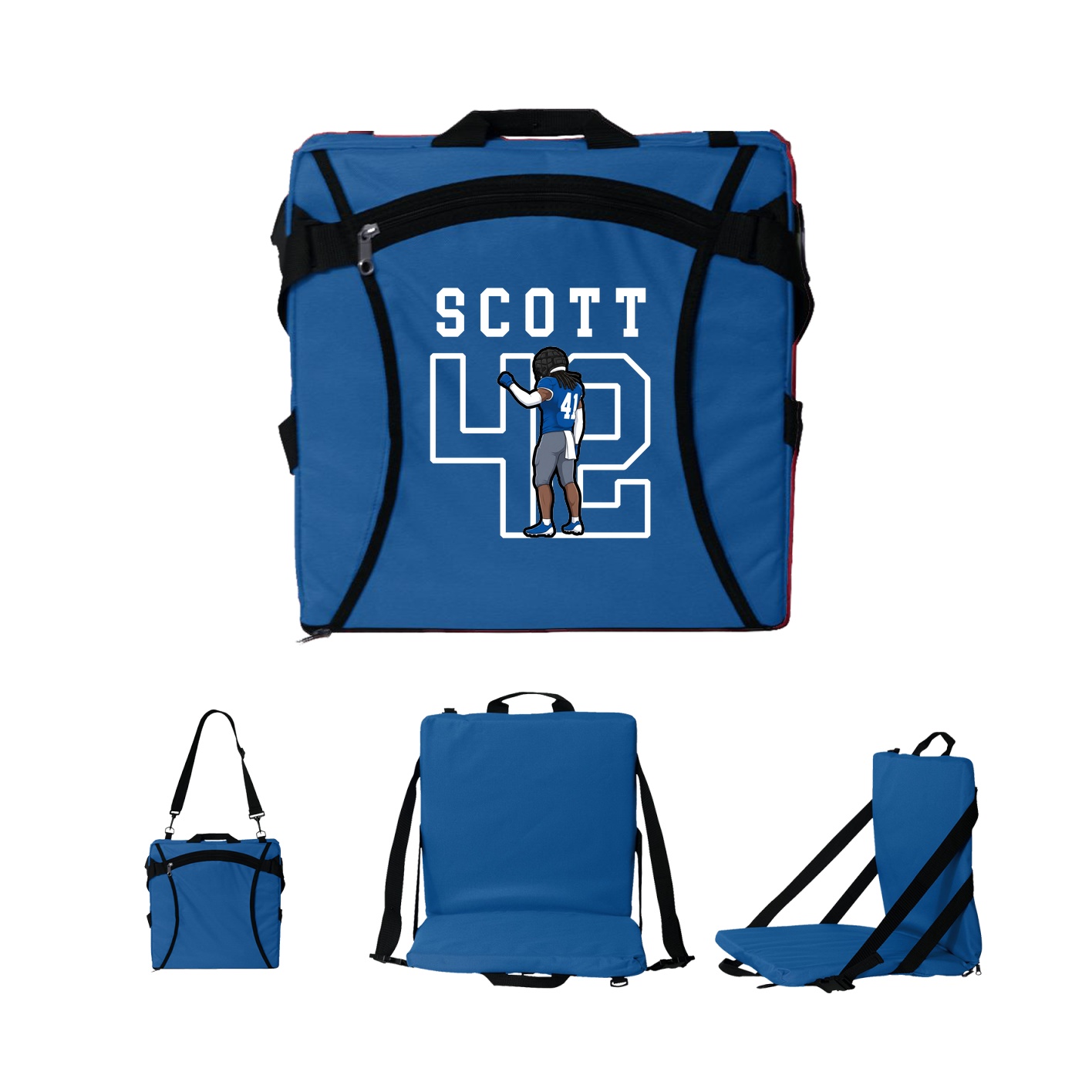 Folding Stadium Seat — Shirsey in Royal