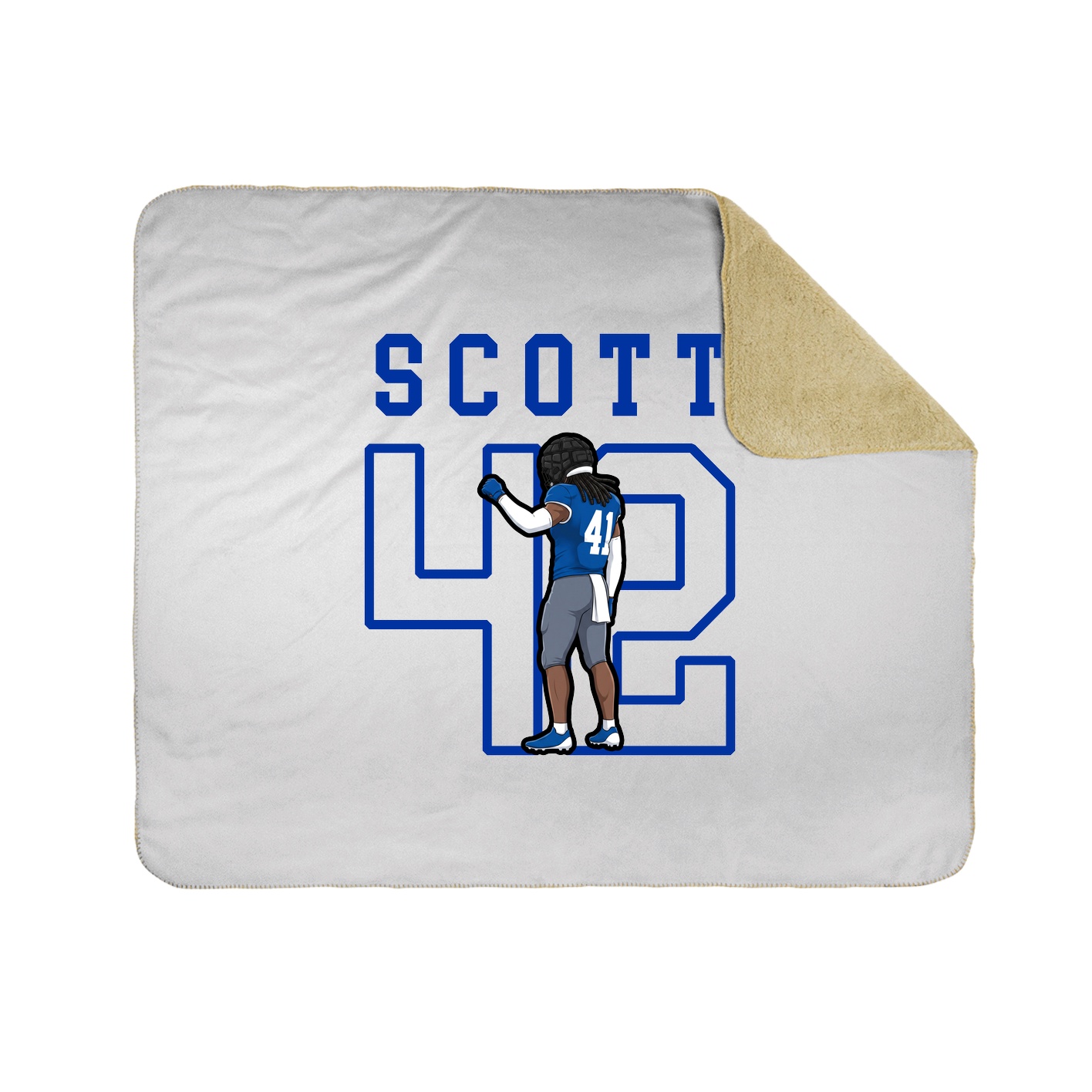 Throw Blanket — Shirsey in White