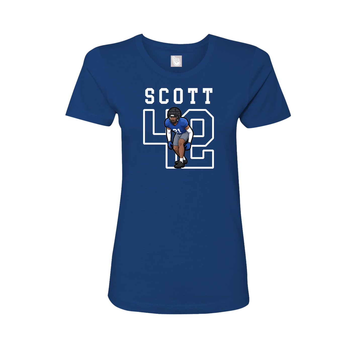 Fitted Women's Tee — Shirsey in Royal