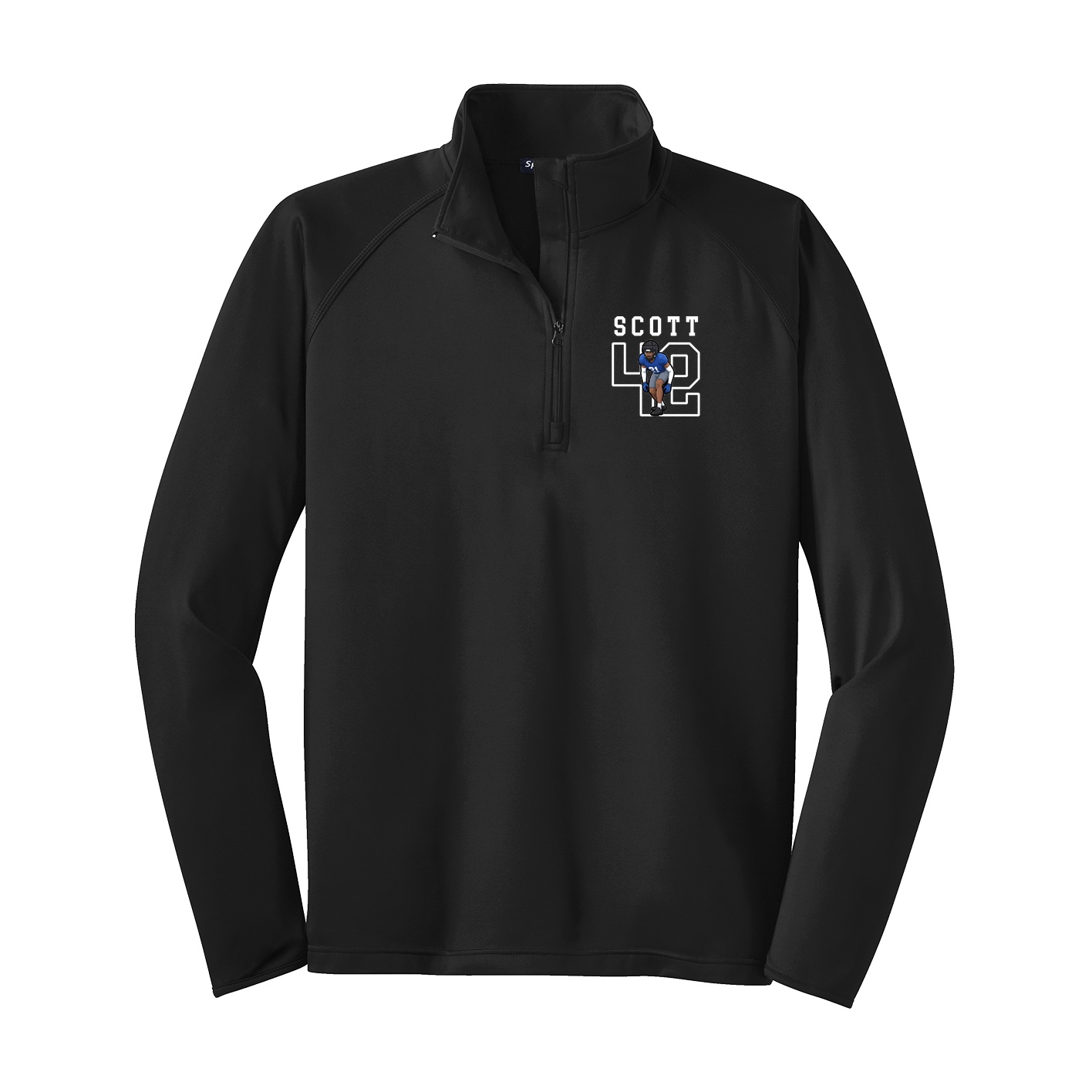 Q-Zip Pullover — Shirsey in Black