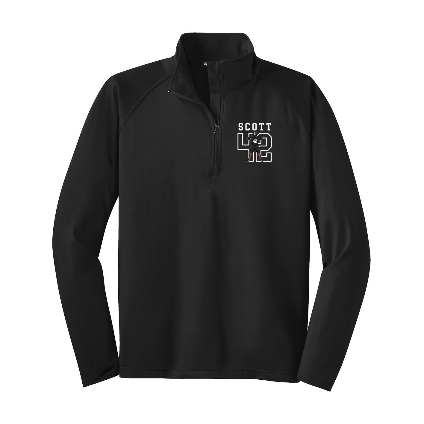 Q-Zip Pullover — Shirsey in Black