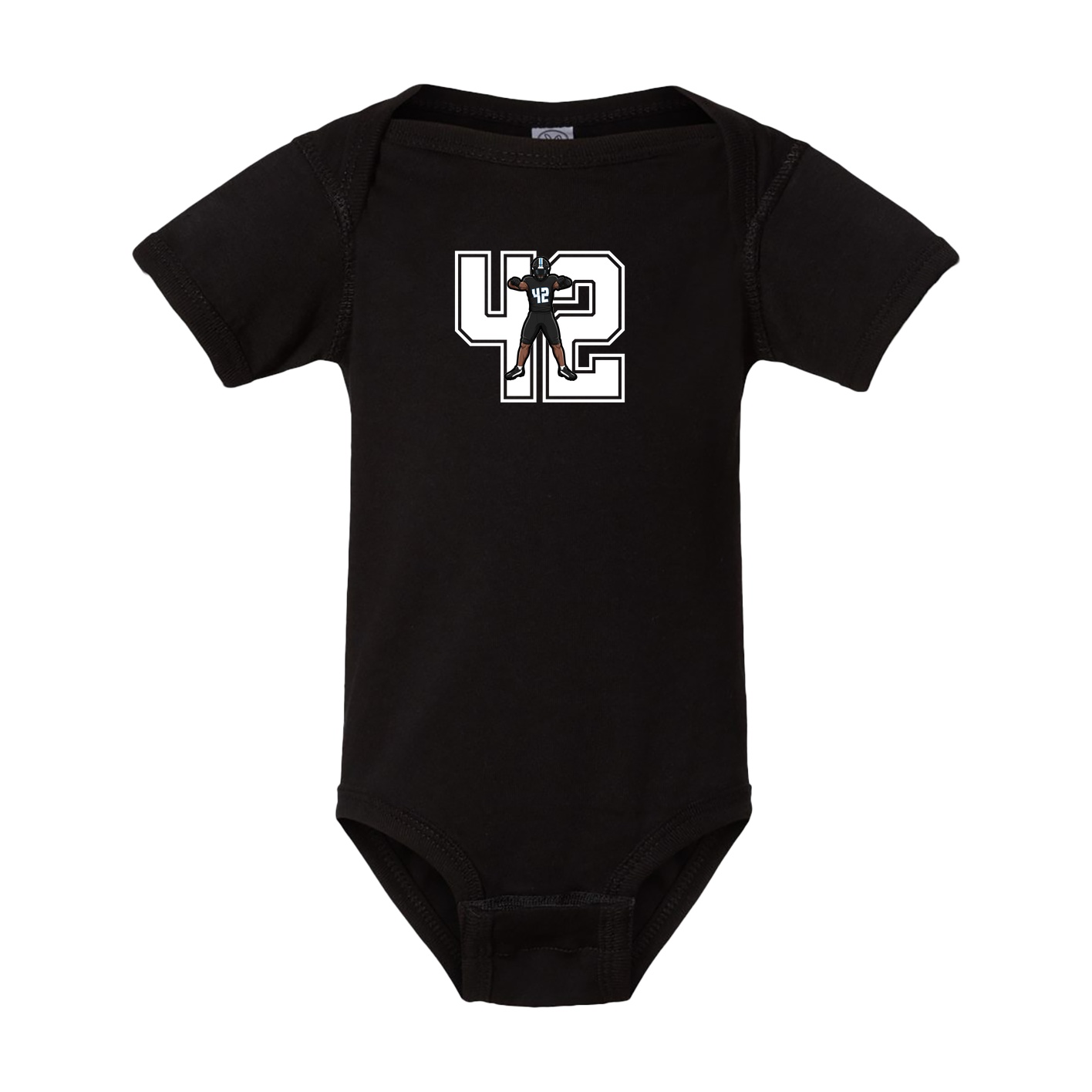 Baby Onesie — Number in Black
