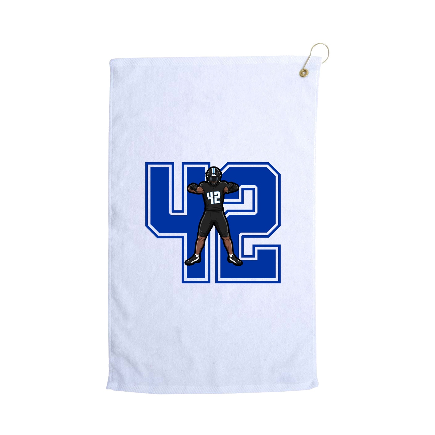 Golf Towel — Number in White