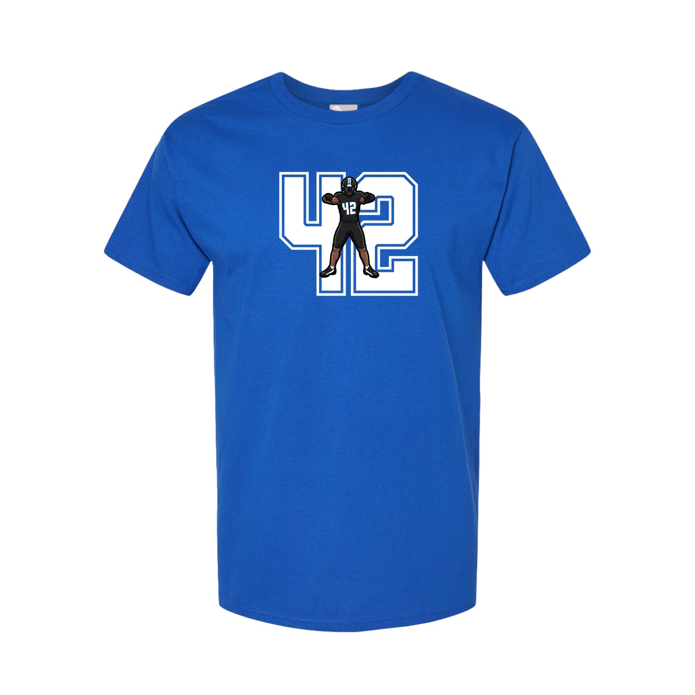 Youth Tee — Number in Royal