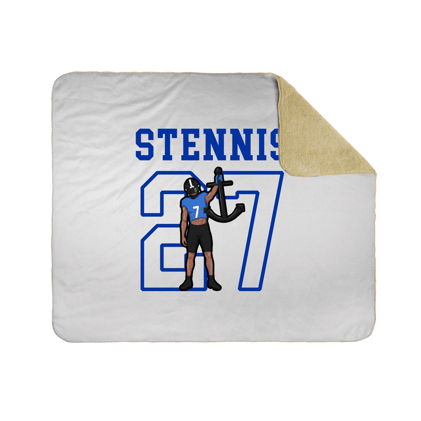 Throw Blanket — Shirsey in White