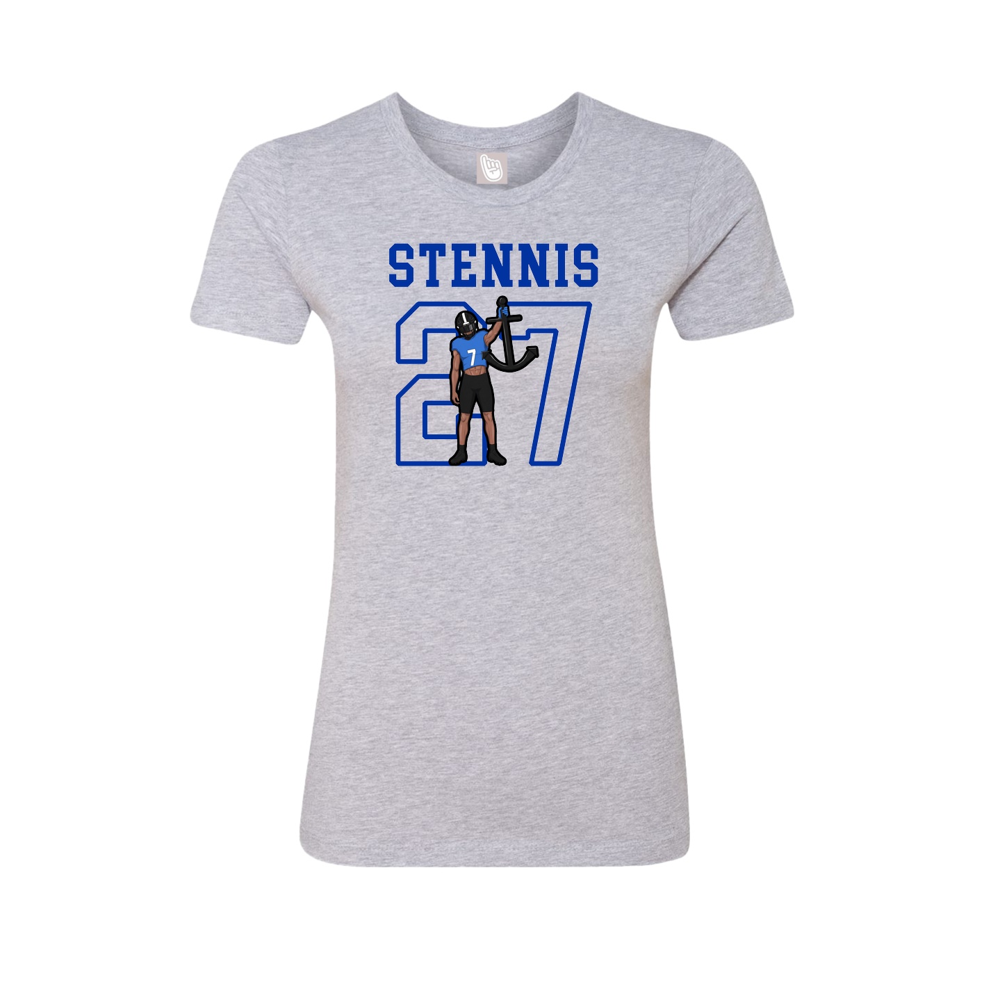 Fitted Women's Tee — Shirsey in Grey
