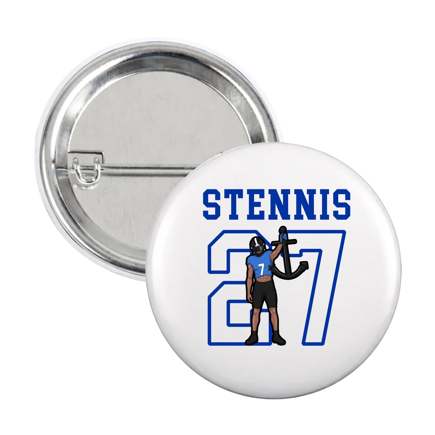 Game Day Button — Shirsey in White