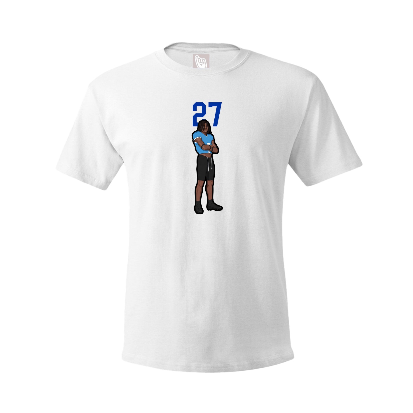 Tee — Number Top in White