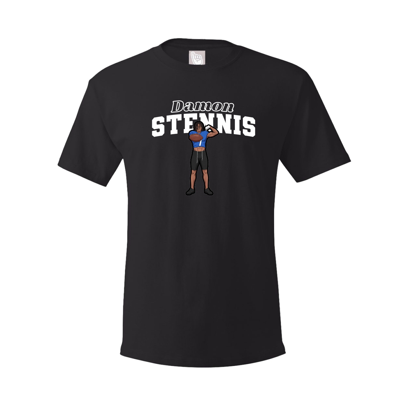 Youth Tee — Name Arch in Black
