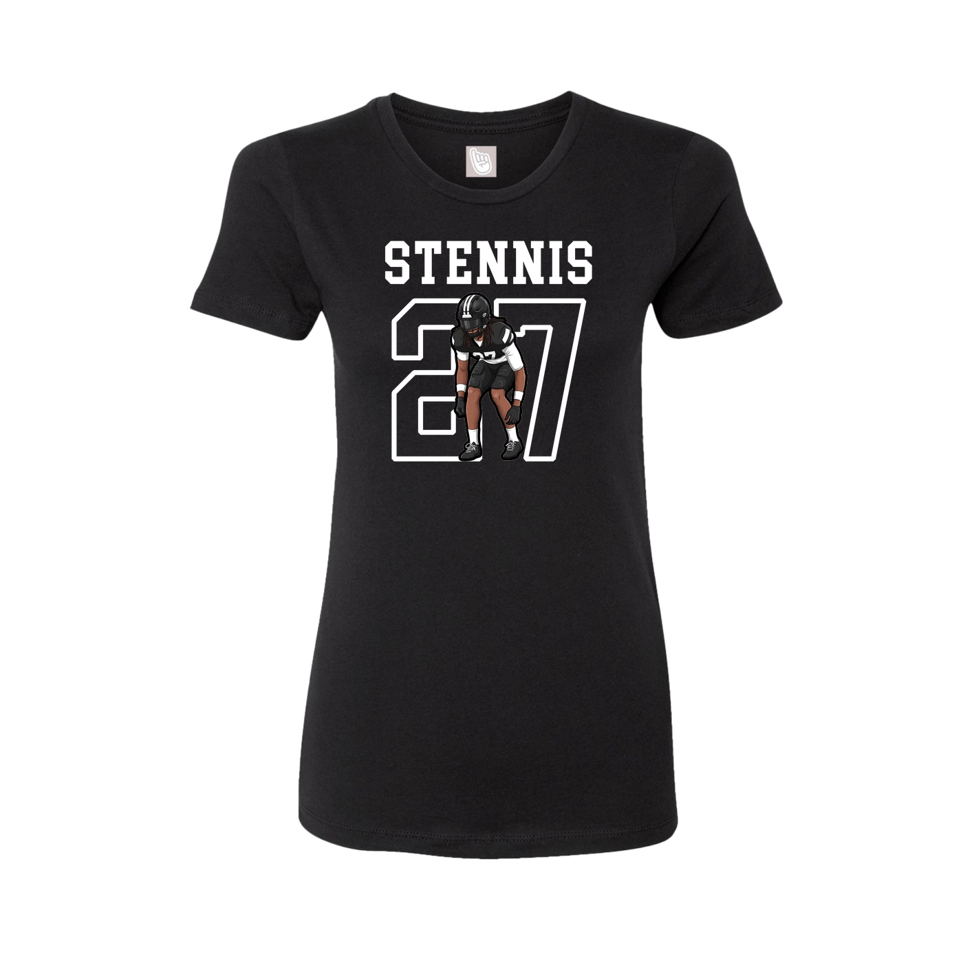 Fitted Women's Tee — Shirsey in Black