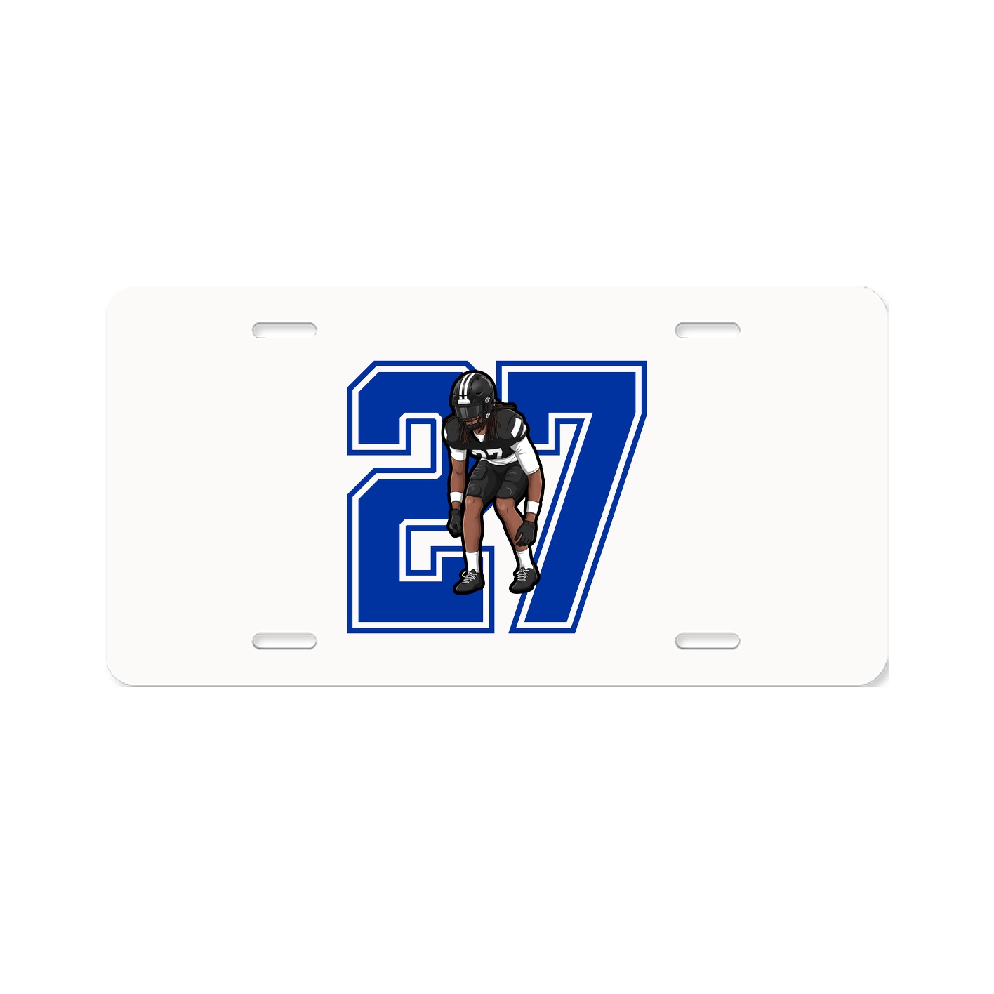 License Plate — Number in Classic