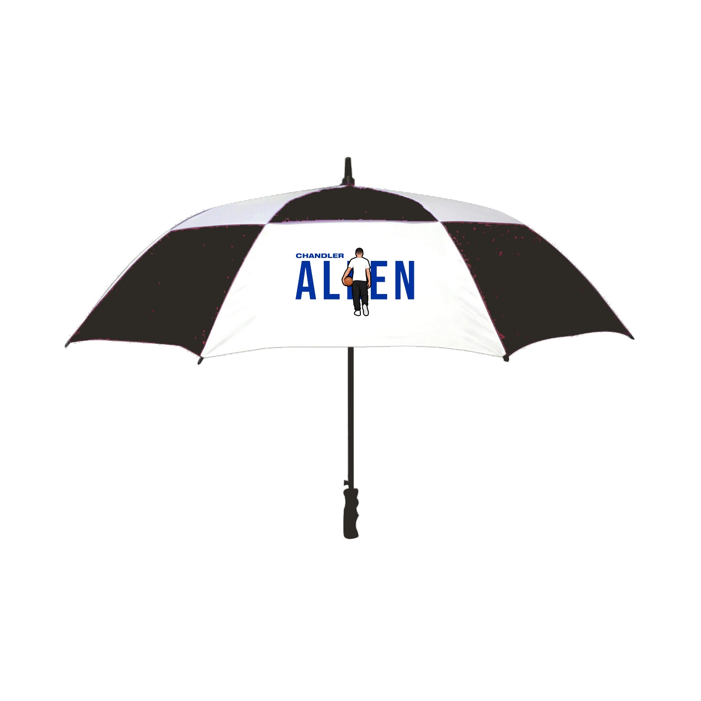 Golf Umbrella — Player Name in Black