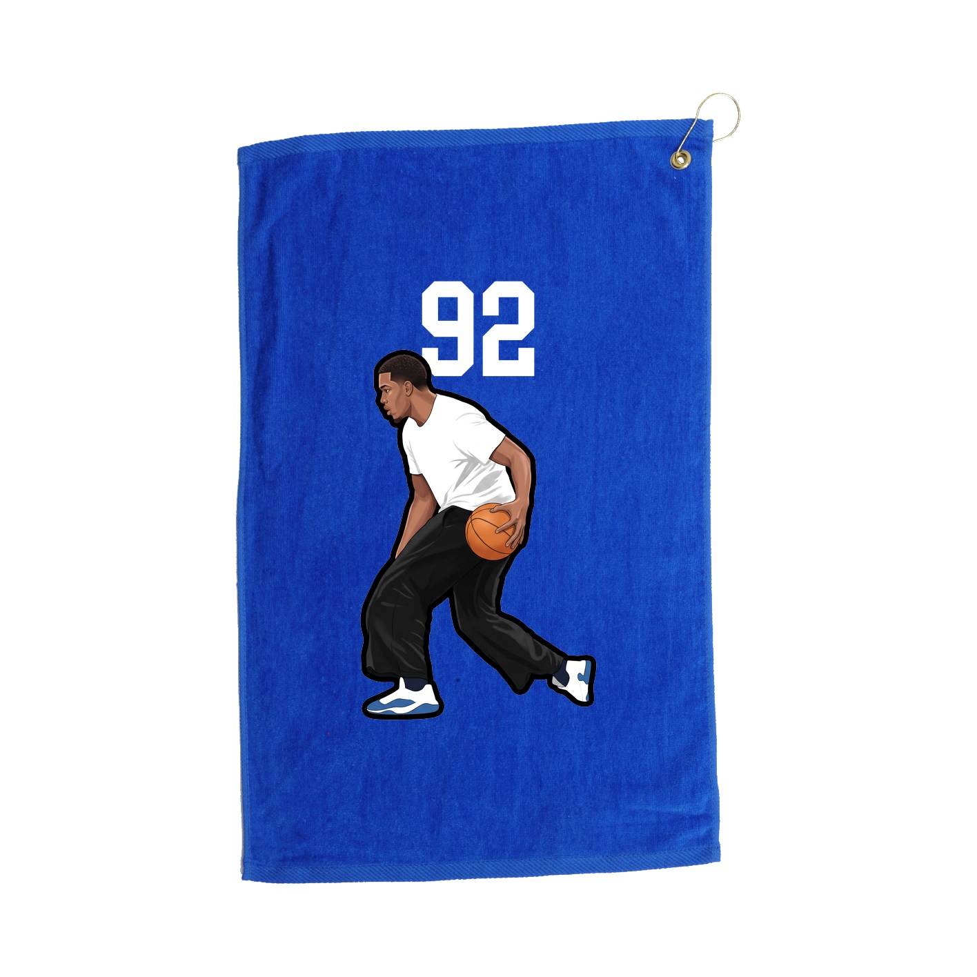 Golf Towel — Number Top in Royal