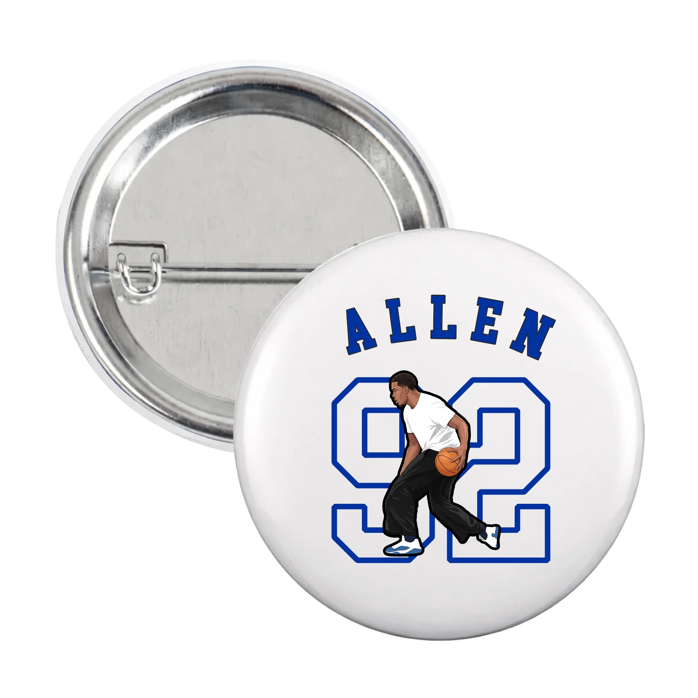 Game Day Button — Shirsey Arch in White