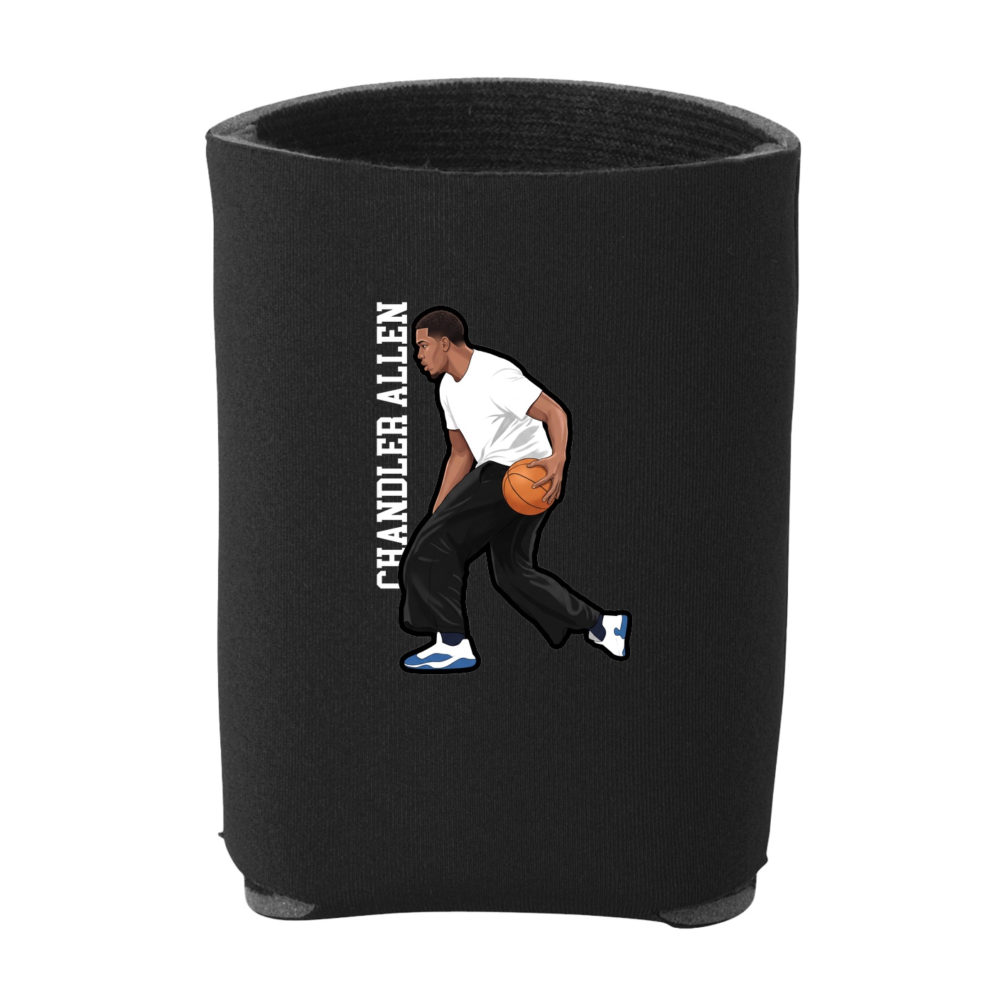 Can Holder — Name Vertical in Black