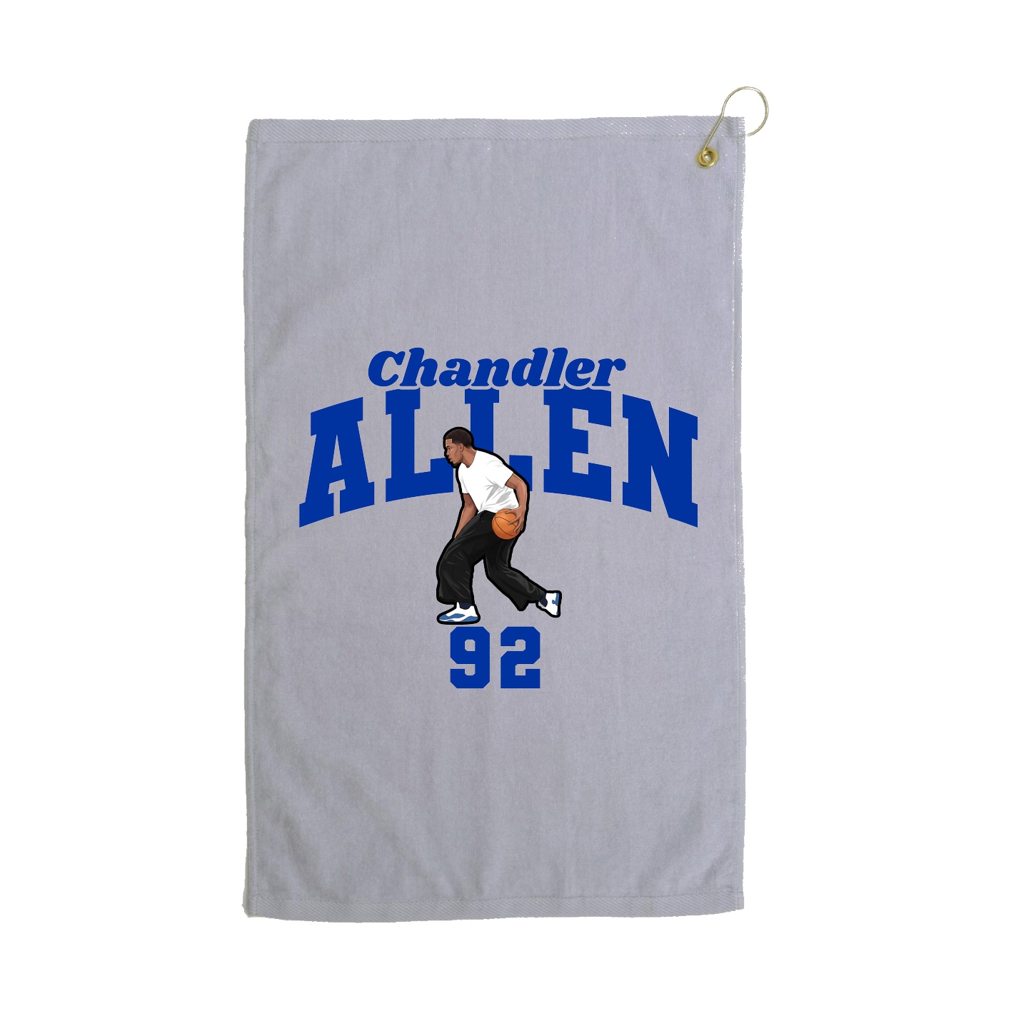 Golf Towel — Signature Arch in Grey