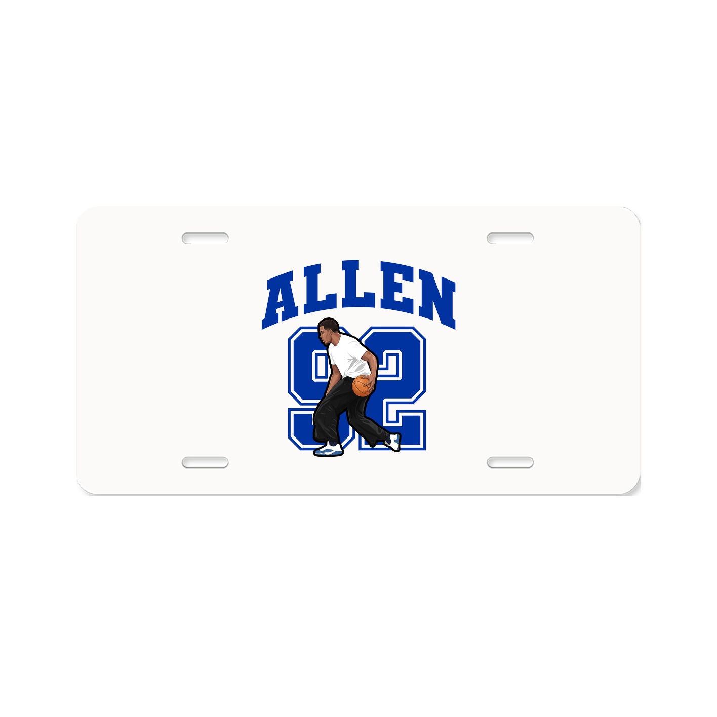 License Plate — Number in Classic