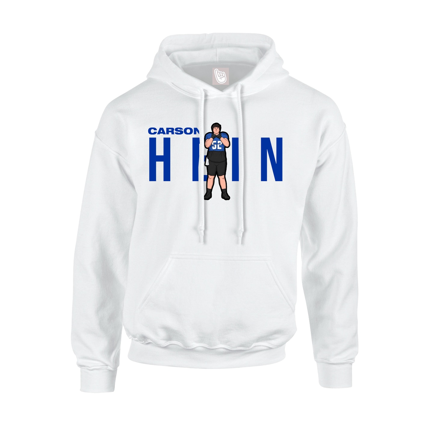Hoodie — Player Name in White