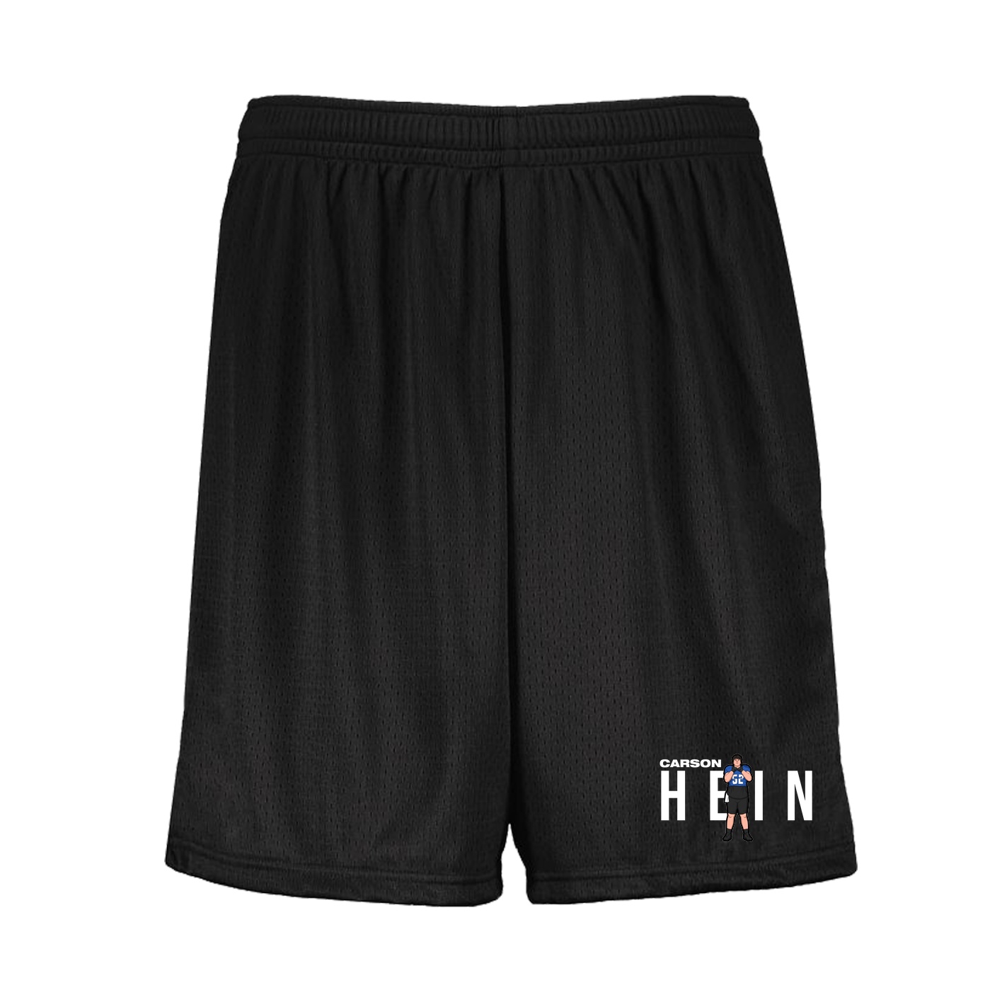 Shorts — Player Name in Black