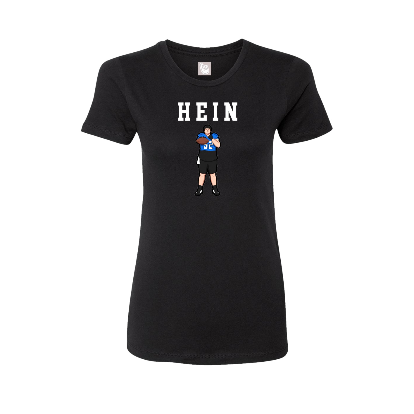 Fitted Women's Tee — Shirsey in Black