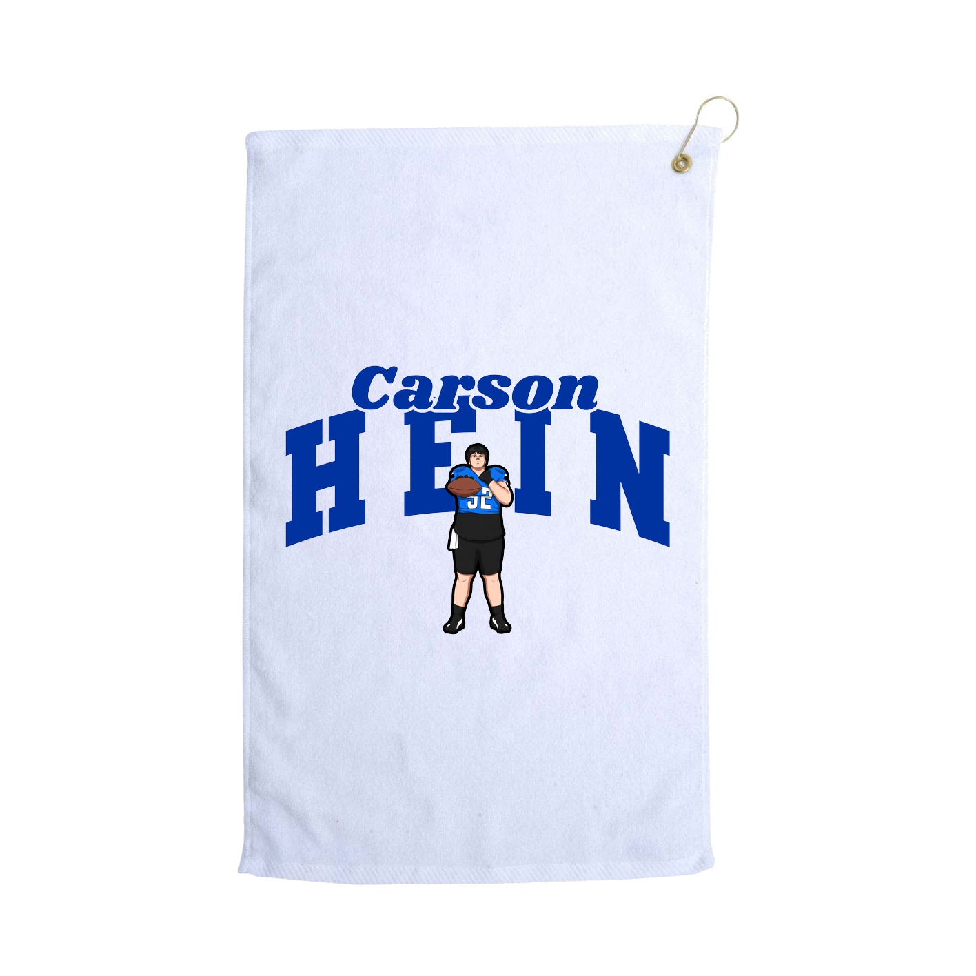 Golf Towel — Signature Arch in White