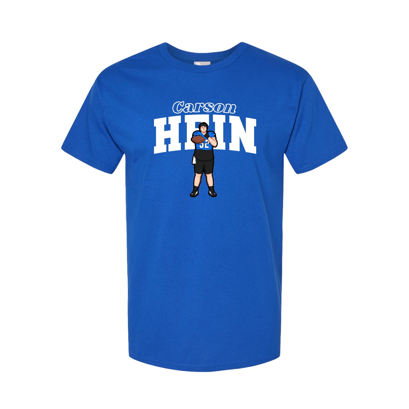 Youth Tee — Name Arch in Royal