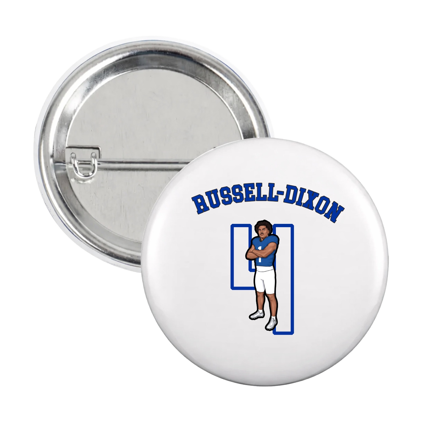 Game Day Button — Shirsey Arch in White