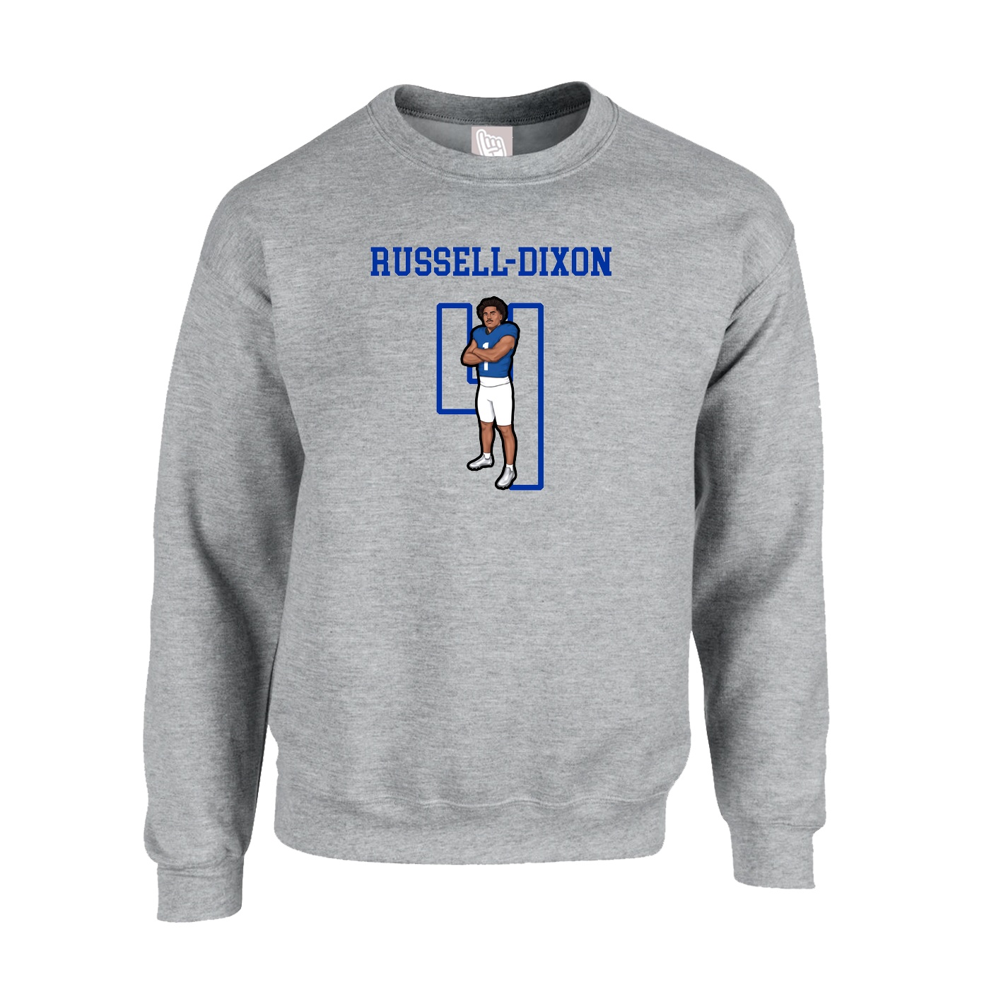 Fleece Crew — Shirsey in Grey