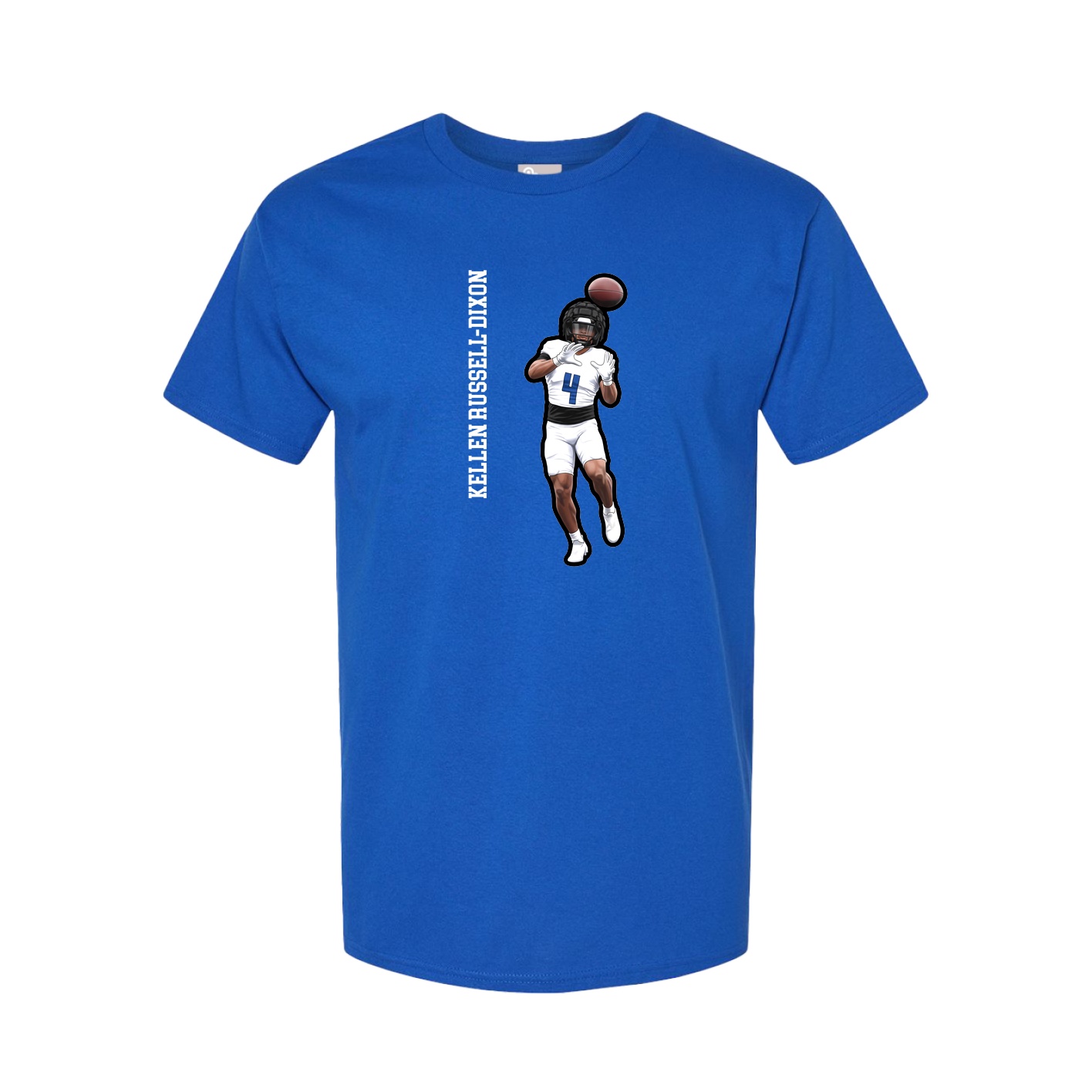 Tee — Name Vertical in Royal