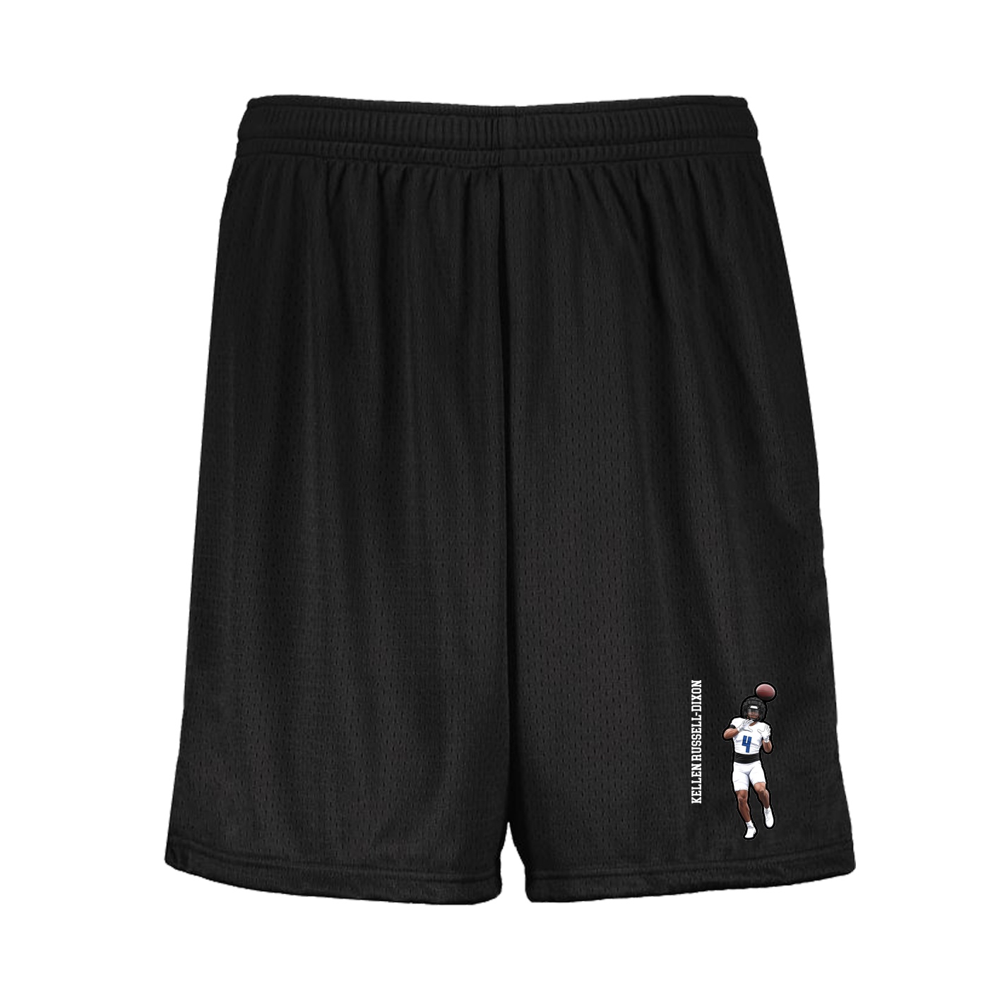 Shorts — Name Vertical in Black