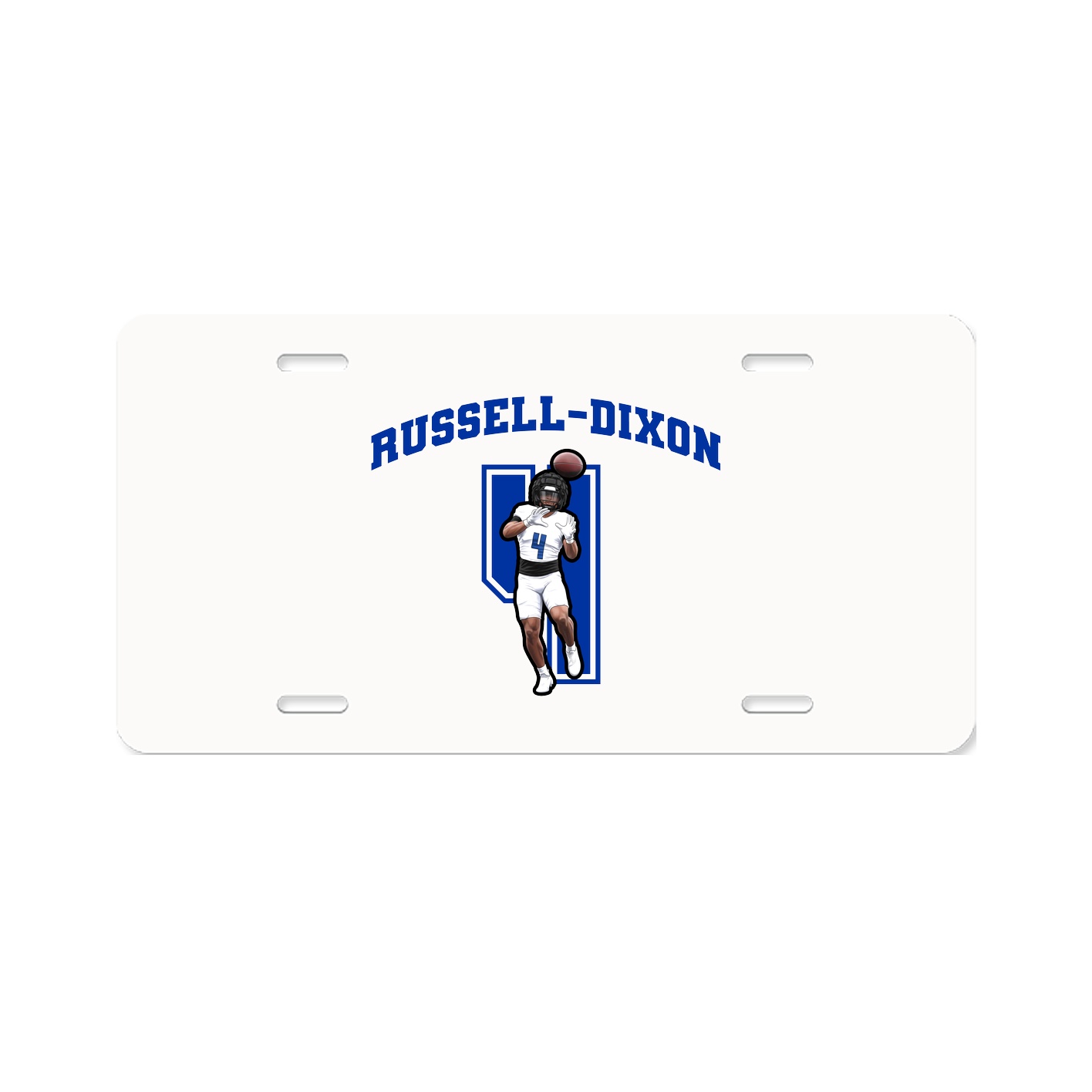 License Plate — Number in Classic