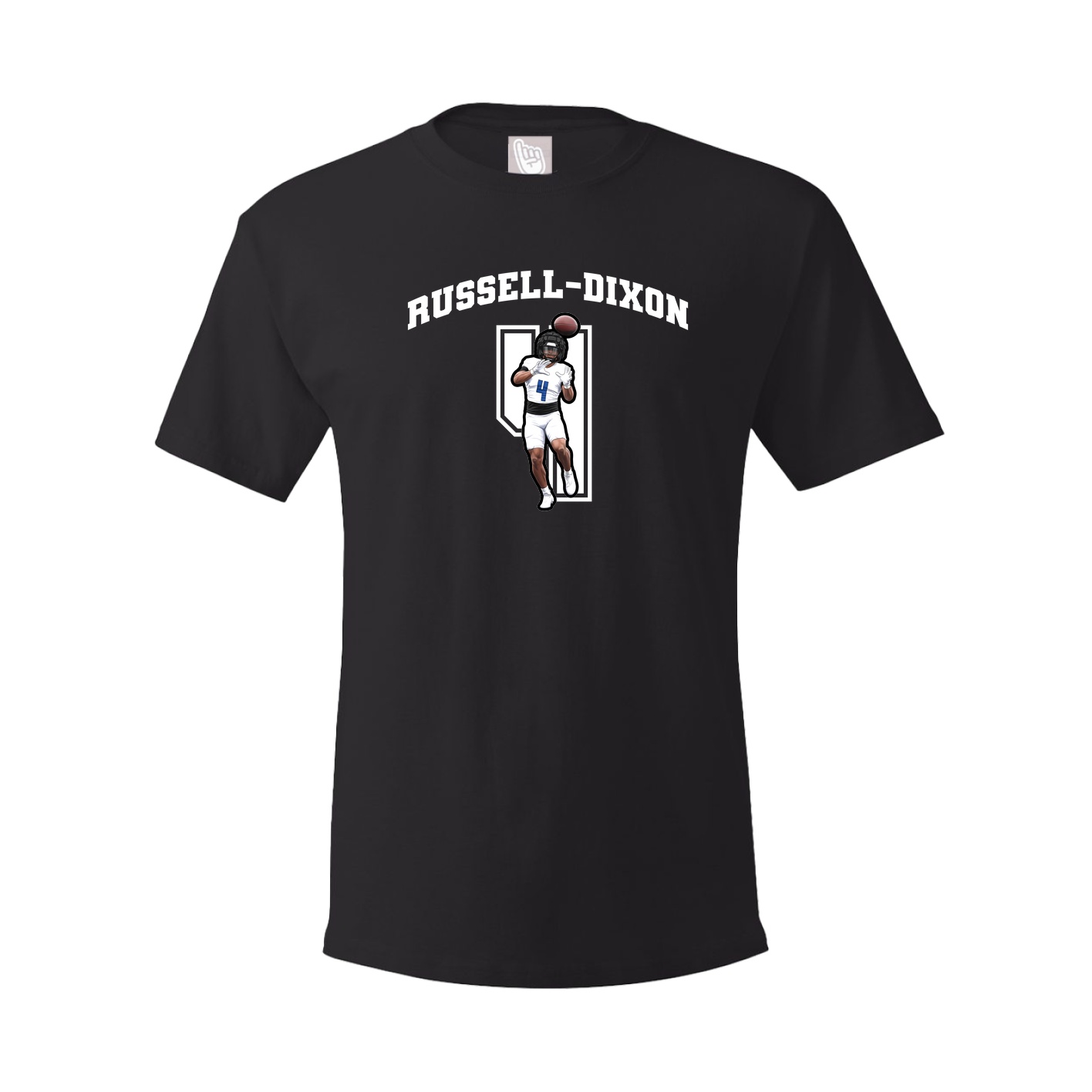 Youth Tee — Number in Black