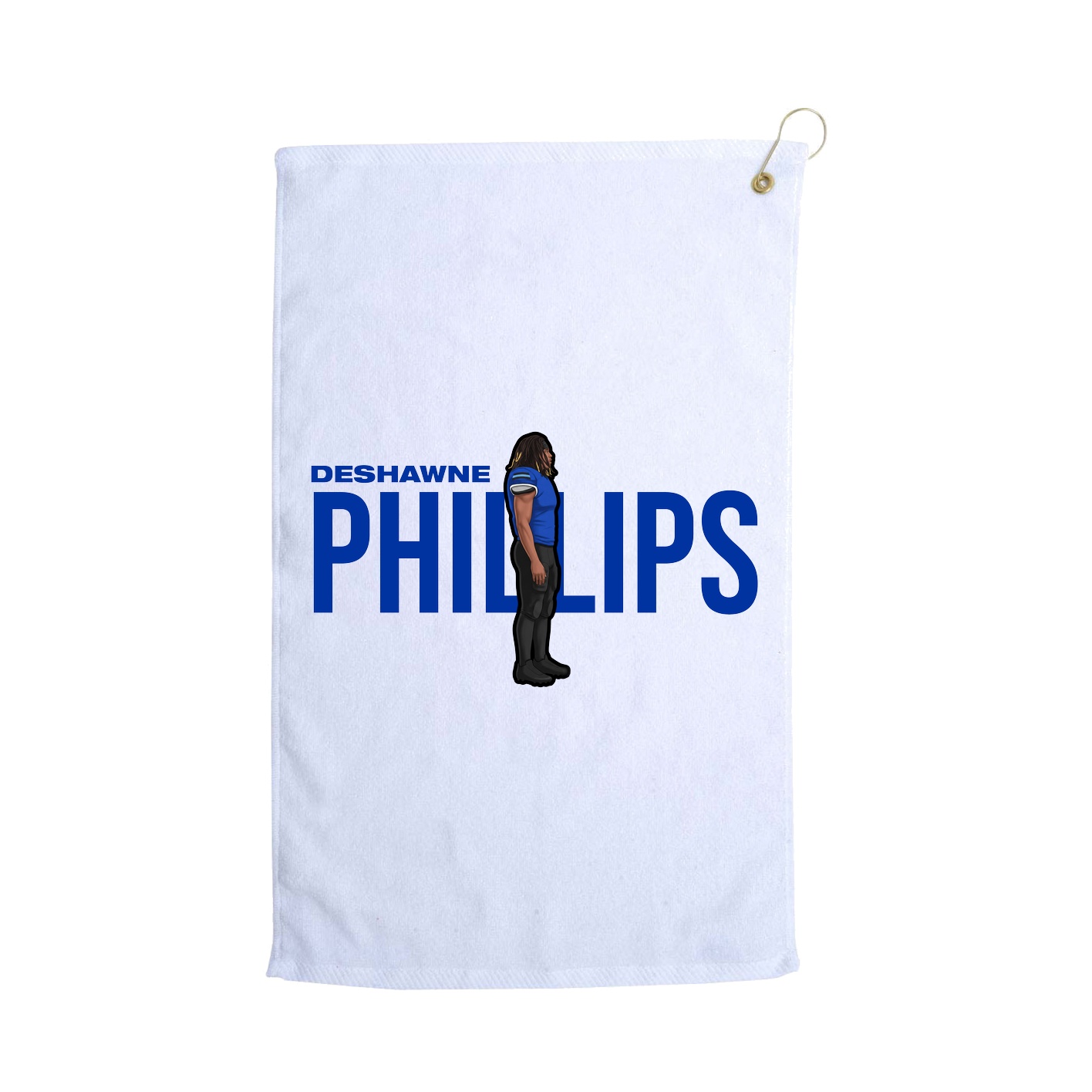 Golf Towel — Player Name in White