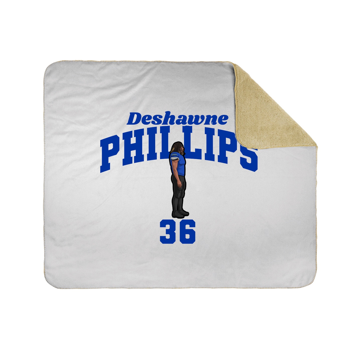 Throw Blanket — Signature Arch in White