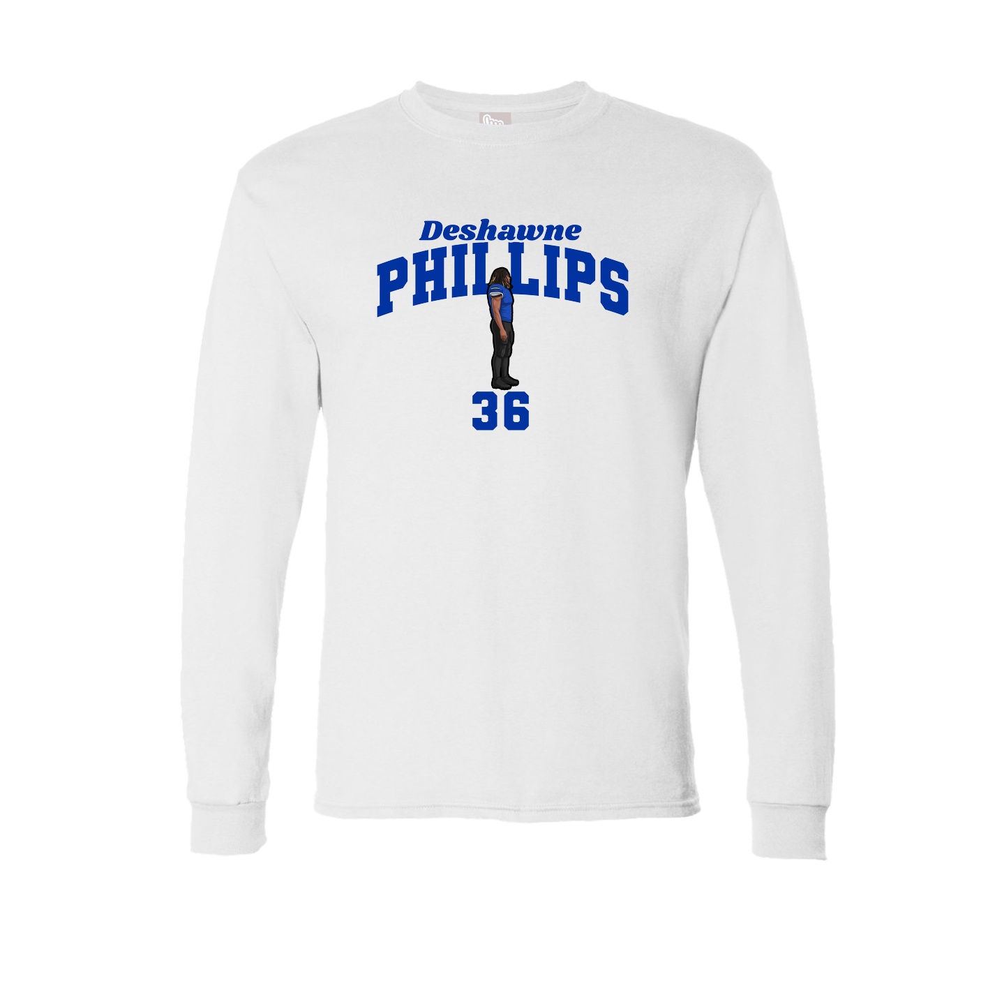 Long Sleeve Tee — Signature Arch in White