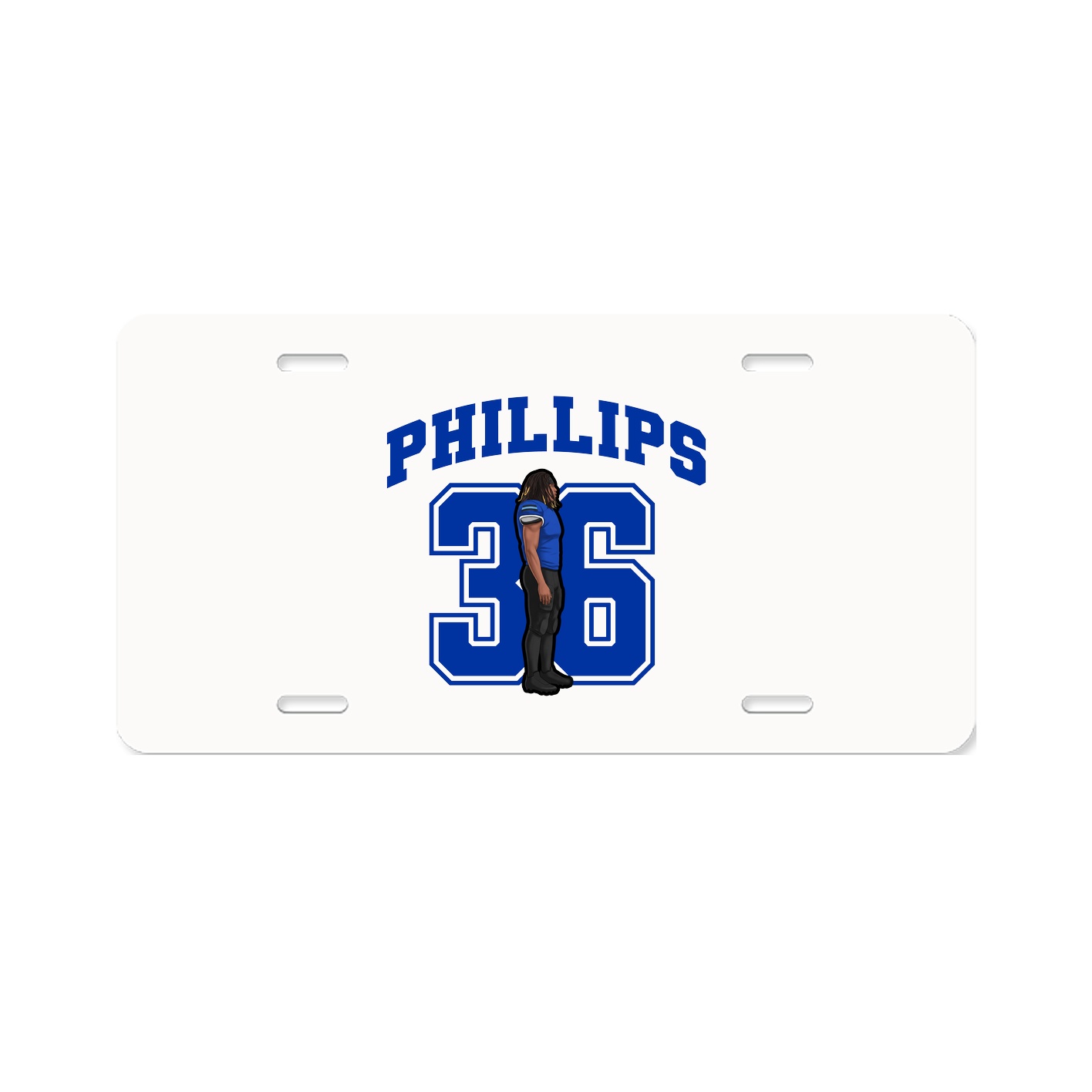 License Plate — Number in Classic