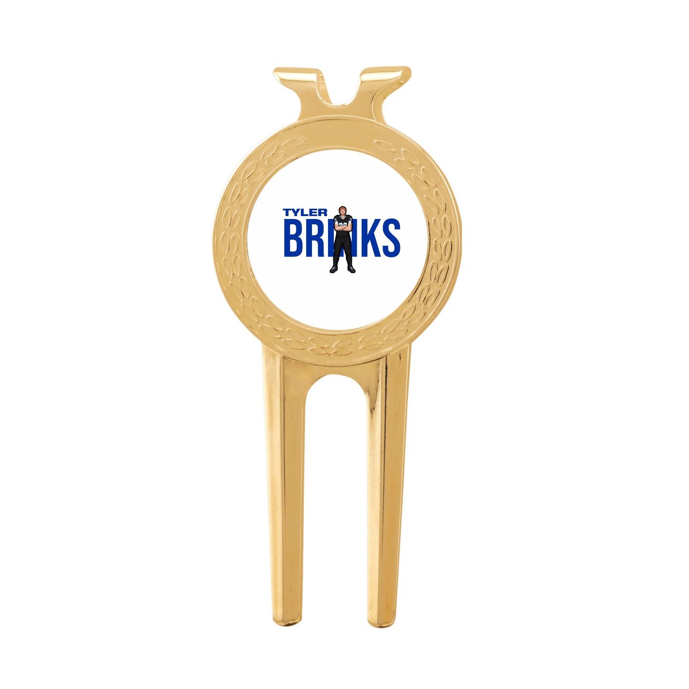 Divot Tool with Ball Marker — Player Name in Classic
