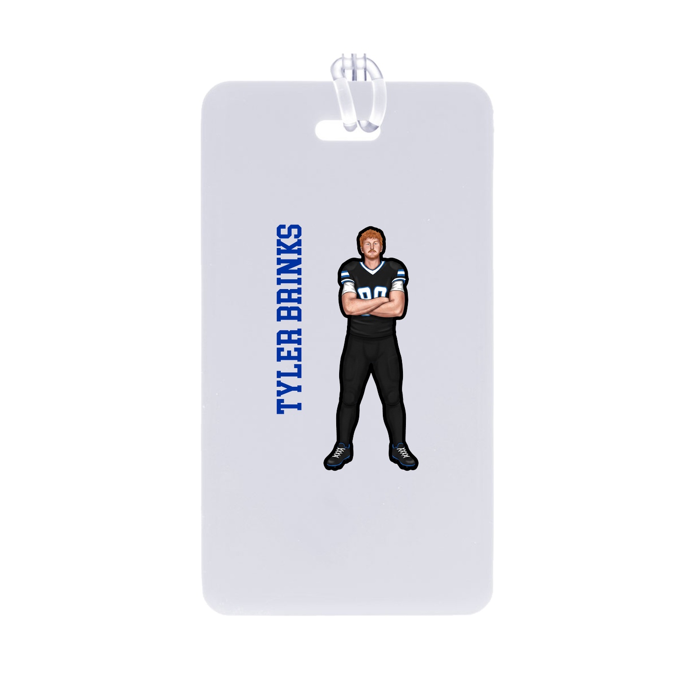 Bag Tag — Name Vertical in Classic