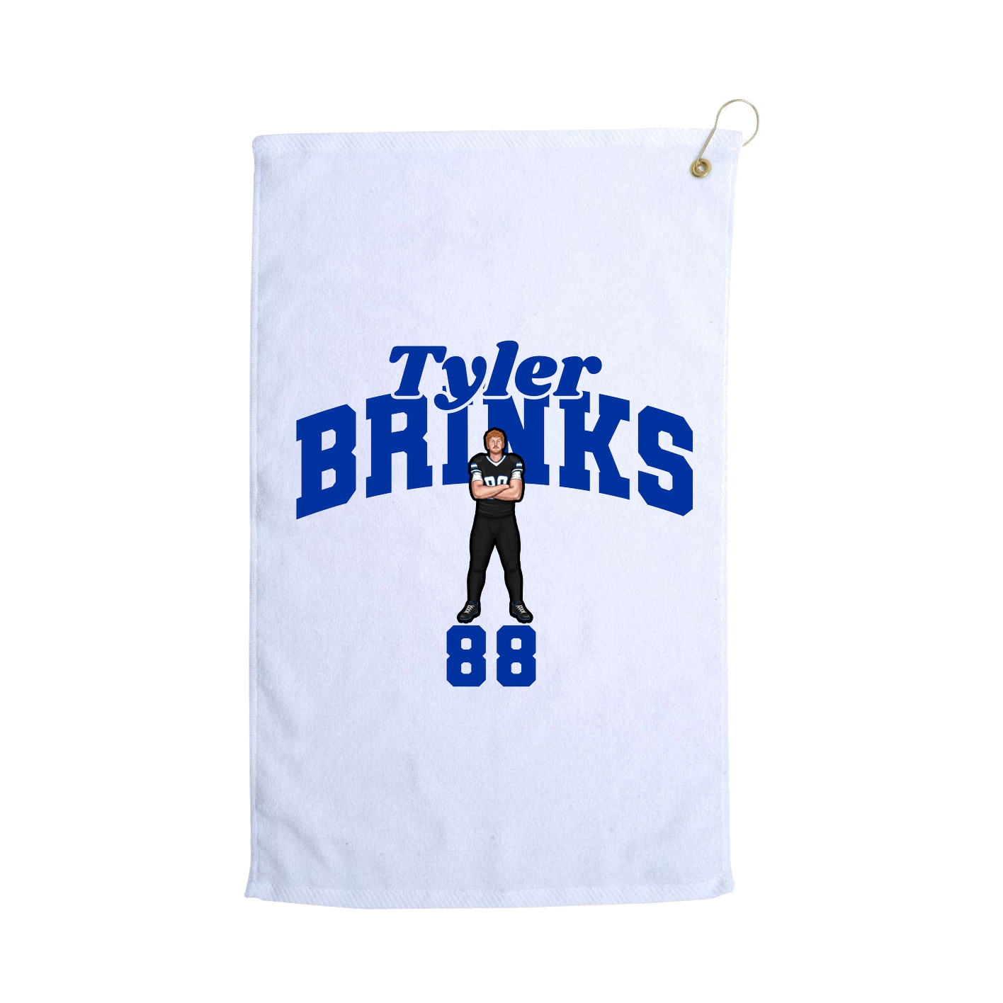 Golf Towel — Signature Arch in White
