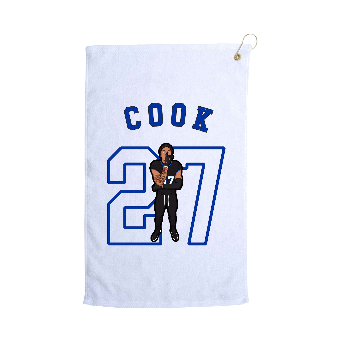 Golf Towel — Shirsey Arch in White