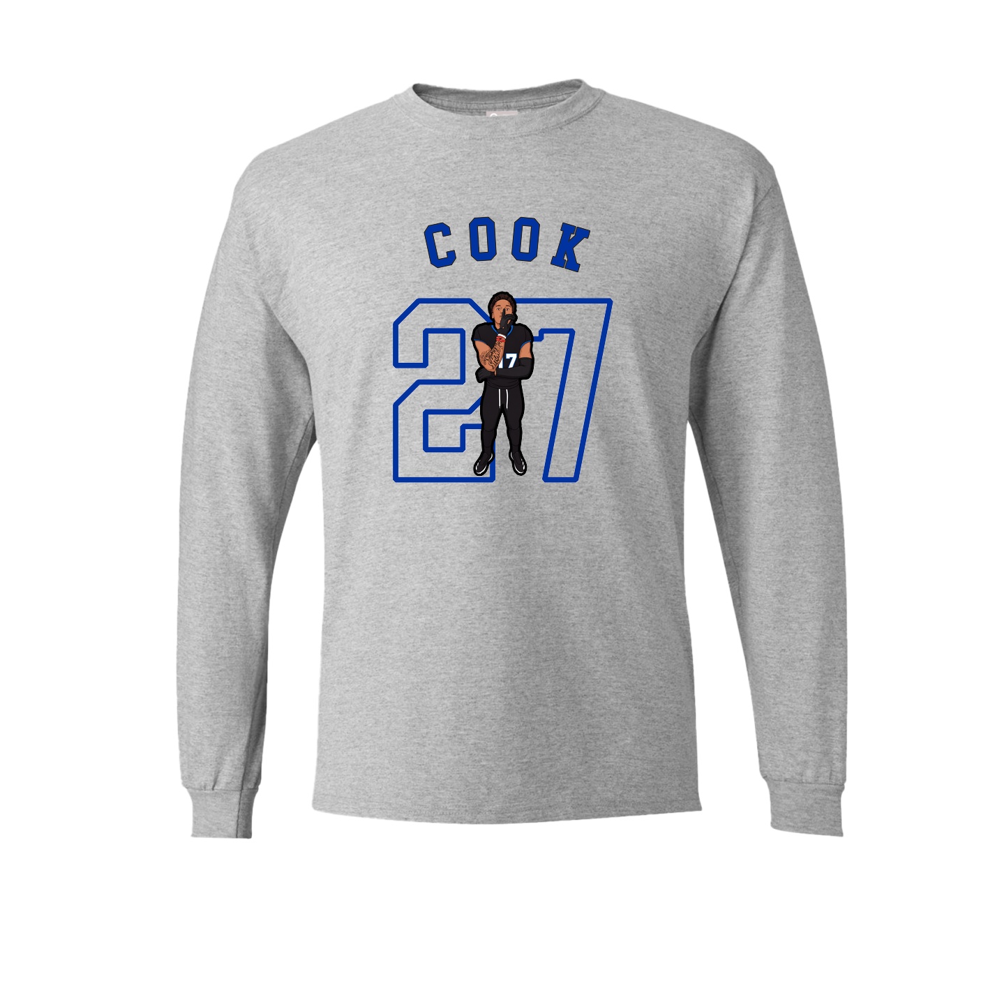 Long Sleeve Tee — Shirsey Arch in Grey