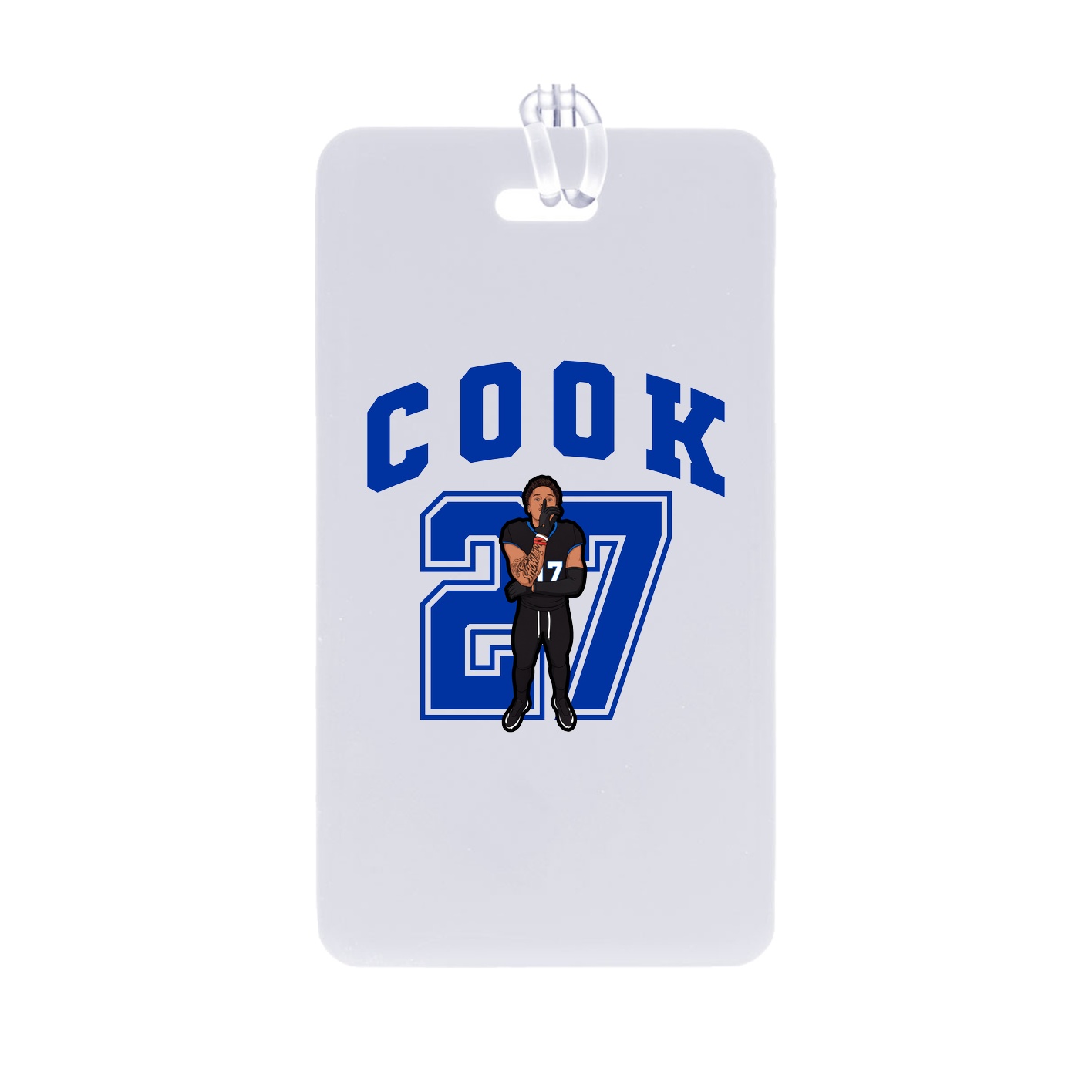 Bag Tag — Number in Classic