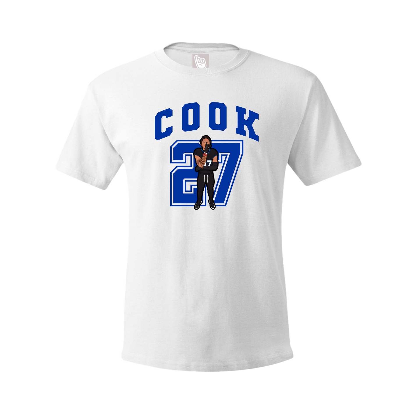 Tee — Number in White