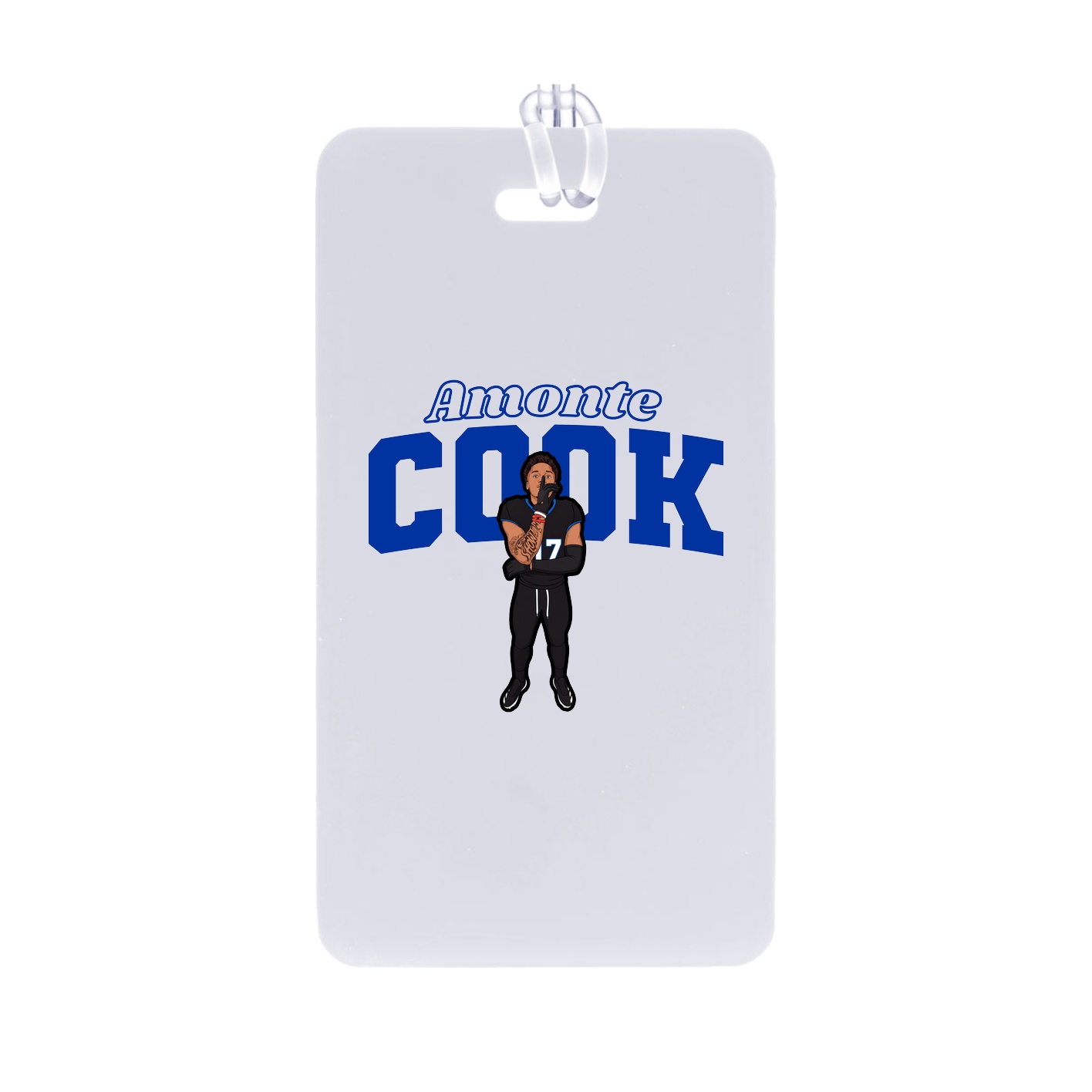 Bag Tag — Name Arch in Classic