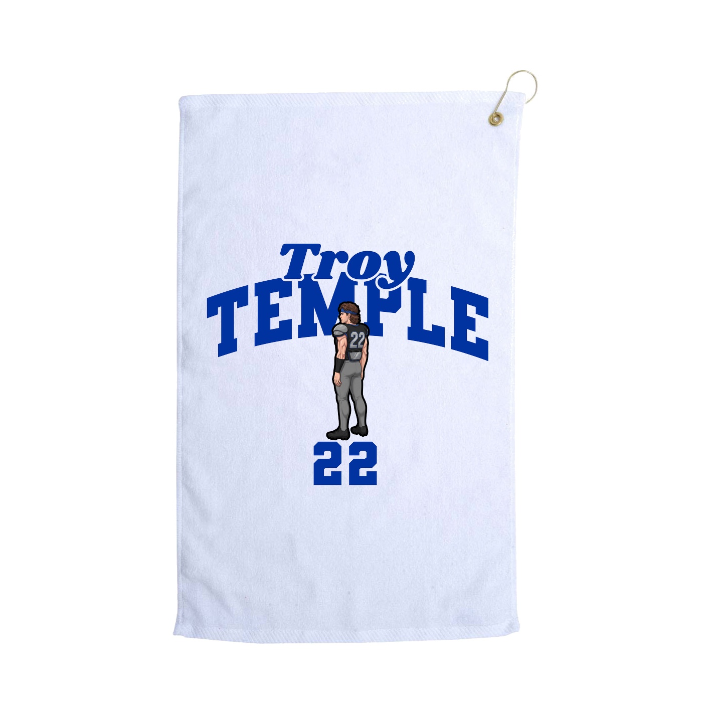 Golf Towel — Signature Arch in White