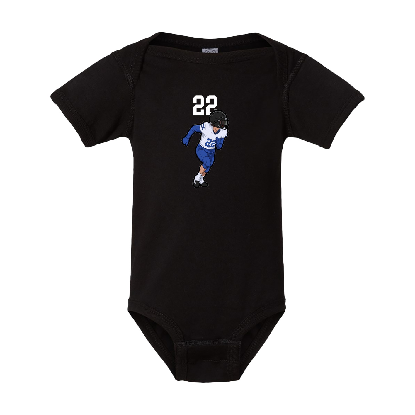 Baby Onesie — Number Top in Black
