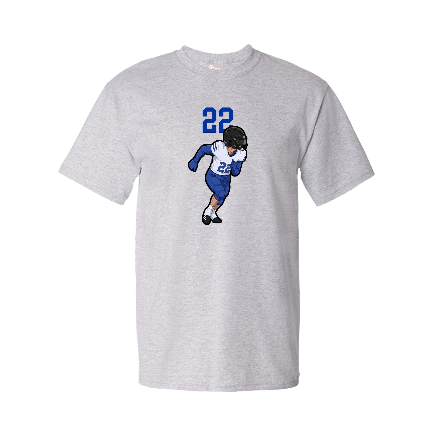 Tee — Number Top in Grey